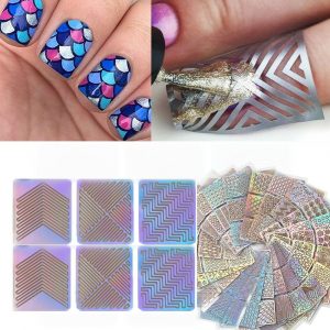 Nailart – Szablony do zdobienia paznokci (144 sztuk) 03