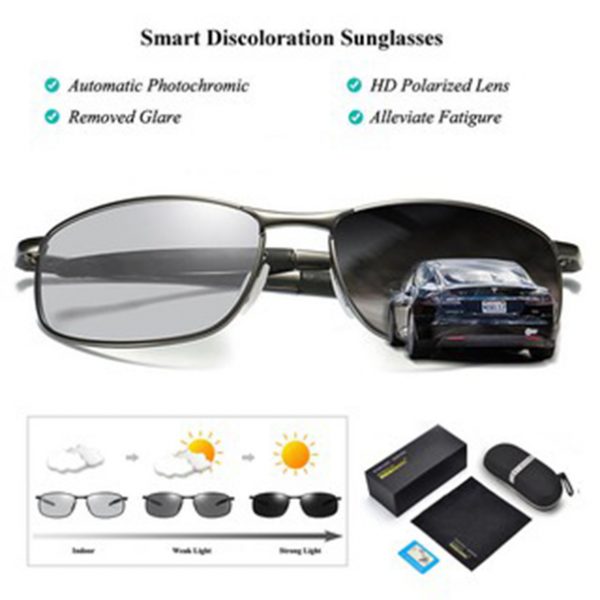 Smart Vision Sunglasses – Okulary zmieniające kolor szkieł (soczewki fotochromowe) slider