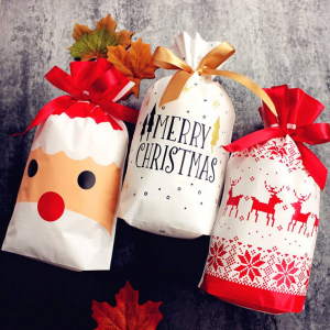 CHRISTMAS BAGS – Torby na prezenty świąteczne (5 sztuk) 03