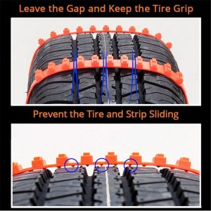 Anti skid straps (6x) – Antypoślizgowe śniegowe łańcuchy do opon 03