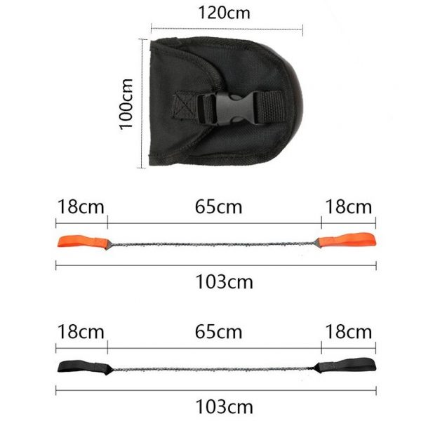 Pocket chainsaw – Kieszonkowa piła łańcuchowa slider