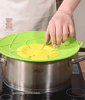 Spill stopper – Silikonowa pokrywka 03